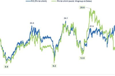VN-Index vượt 1.800 nhưng định giá nhiều nhóm ngành vẫn ở mức thấp hiếm có trong lịch sử