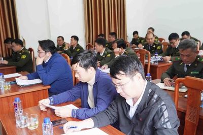 Tổng kết hoạt động của lực lượng kiểm lâm Nậm Nhùn năm 2025
