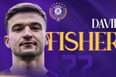Hà Nội FC công bố tân binh David Fisher: Chân sút AFC Wimbledon thay thế Willian Maranhao
