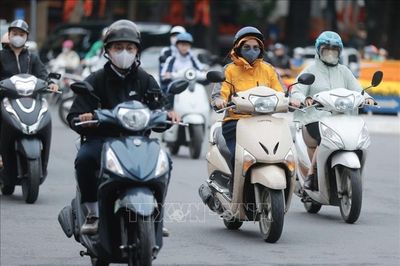 Không khí lạnh suy yếu dần, nhiệt độ tăng và trời ấm lên
