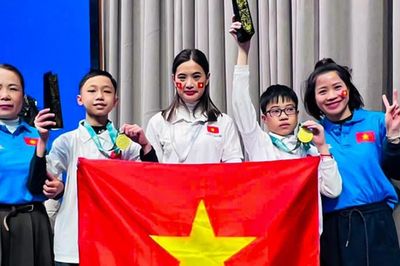 Học sinh Trường THCS Nguyễn Du giành huy chương vàng tại đấu trường robotics thế giới
