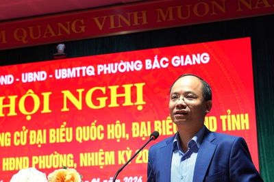 Bắc Ninh: Phường Bắc Giang tổ chức Hội nghị liên tịch lấy ý kiến cử tri nơi công tác với những người được dự kiến giới thiệu ứng cử Đại biểu Quốc hội- HĐND các cấp