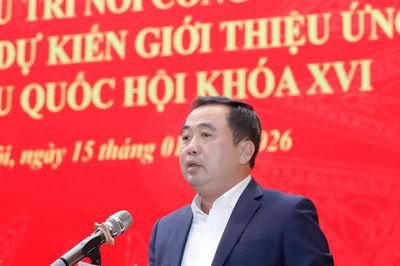 Bộ trưởng Trần Đức Thắng được giới thiệu ứng cử đại biểu Quốc hội khóa 16