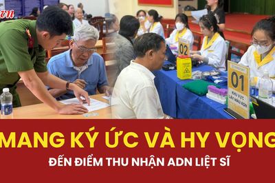 Mang ký ức và hy vọng đến điểm thu nhận ADN thân nhân liệt sĩ