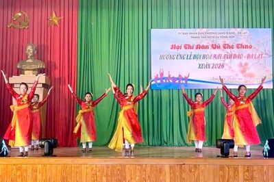 Hội thi Dân vũ thể thao hưởng ứng Lễ hội Hoa Mai Anh Đào - Xuân 2026