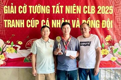 Kỳ thủ Nguyễn Ngọc Cường vô địch Giải Cờ tướng Tất niên câu lạc bộ 2025