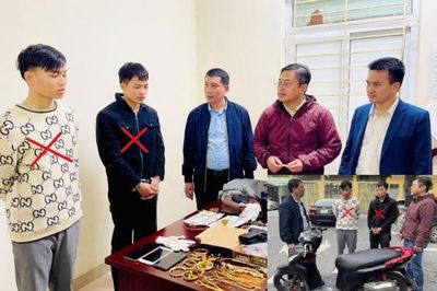 Hai tên cướp tiệm vàng bị bắt sau 40 giờ gây án