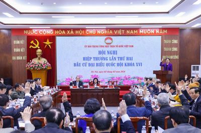 Thống nhất danh sách 217 người ở Trung ương được giới thiệu ứng cử đại biểu Quốc hội khóa XVI