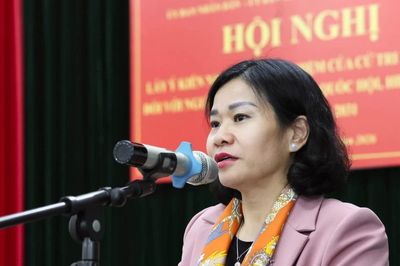 Cử tri nơi cư trú thống nhất giới thiệu bà Nguyễn Thị Tuyến ứng cử đại biểu Quốc hội