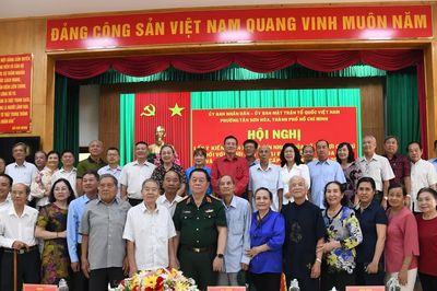 Cử tri tín nhiệm 100%, giới thiệu Đại tướng Nguyễn Trọng Nghĩa ứng cử đại biểu Quốc hội