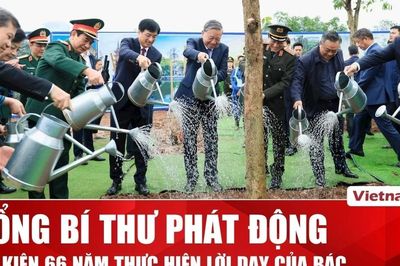 Lễ phát động 'Tết trồng cây' được tổ chức đồng loạt trên toàn thành phố Hà Nội