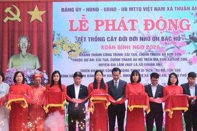 Thuận An phát động Tết trồng cây và khánh thành, triển khai các dự án trên địa bàn