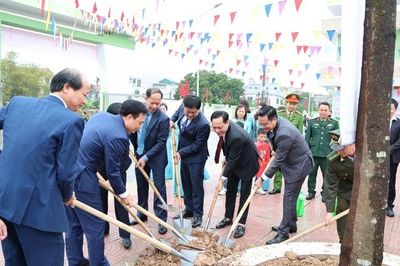 Xã Tam Hưng phấn đấu trồng mới 1.000 cây xanh
