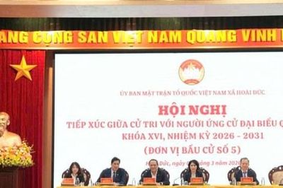 Ứng cử viên đại biểu Quốc hội cam kết là cầu nối vững chắc giữa nhân dân, cử tri với Quốc hội