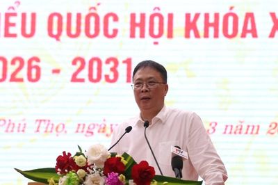 Bí thư Đảng ủy VUSTA Châu Văn Minh tiếp xúc cử tri Phú Thọ