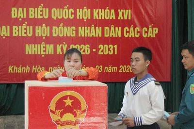 Nhiều đảo thuộc đặc khu Trường Sa bầu cử sớm