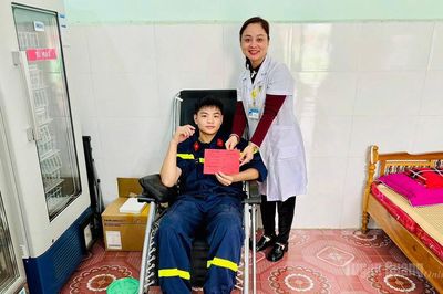 Chiến sĩ Phòng cháy chữa cháy hiến máu kịp thời cứu bệnh nhân nguy kịch