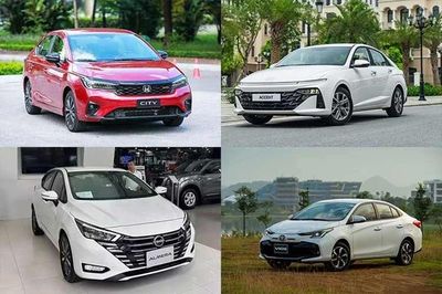 Toyota Vios đạt doanh số 615 xe, dẫn đầu phân khúc sedan cỡ B