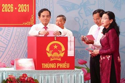 Cả nước có gần 76,2 triệu cử tri đi bầu cử, đạt tỉ lệ 99,68%