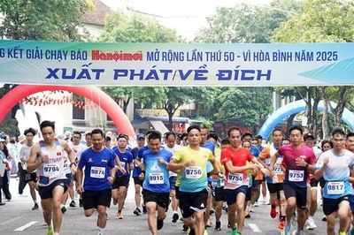 Thay đổi địa điểm tổ chức Giải chạy Báo Hànôịmới lần thứ I - Vì hòa bình phường Tây Tựu năm 2026