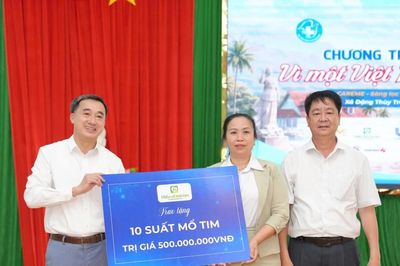 Khám bệnh và tặng quà 500 người dân xã Đặng Thùy Trâm