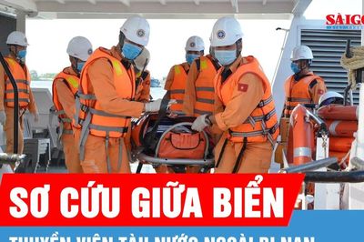 Cấp cứu thuyền viên tàu nước ngoài bị nạn trên biển cách TPHCM 280 hải lý