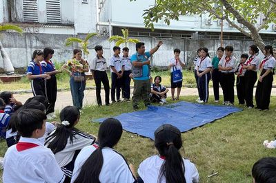 Hơn 80 học sinh tham gia tập huấn Ban Chỉ huy Liên đội