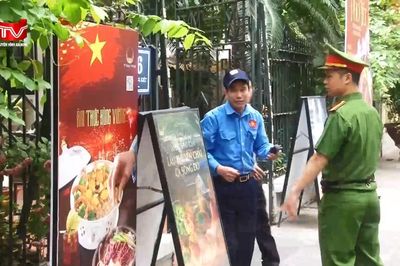 Công an phường Cửa Nam kiên trì lập lại trật tự đô thị