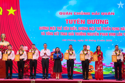 Quân chủng Hải quân tuyên dương cán bộ, đoàn viên, thanh niên tiêu biểu xuất sắc
