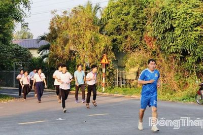 Xã Mỹ Hiệp: Hơn 490 người tham gia chạy Olympic vì sức khỏe toàn dân