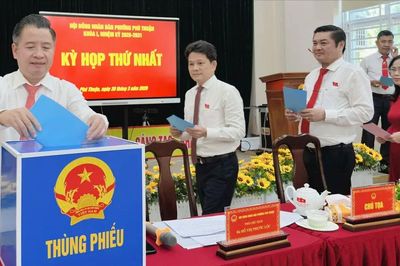 Phường Phú Thuận (TPHCM) bầu các chức danh chủ chốt