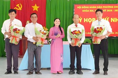 Phường Chi Lăng kiện toàn bộ máy chính quyền nhiệm kỳ mới