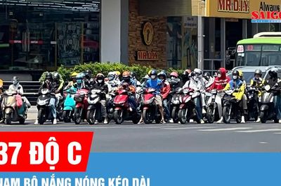 Nam bộ nắng nóng kéo dài, lan rộng ra Trung bộ
