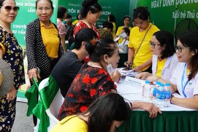 Đưa dinh dưỡng đến gần người dân tại Ngày Sức khỏe toàn dân 7/4