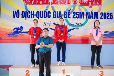 Nhiều kỷ lục được xác lập tại Giải bơi vô địch quốc gia 2026