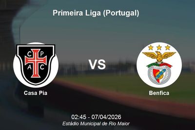 Nhận định Casa Pia vs Benfica - Thử thách cho chuỗi bất bại của Những chú đại bàng