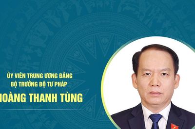 Tiểu sử Bộ trưởng Bộ Tư pháp Hoàng Thanh Tùng