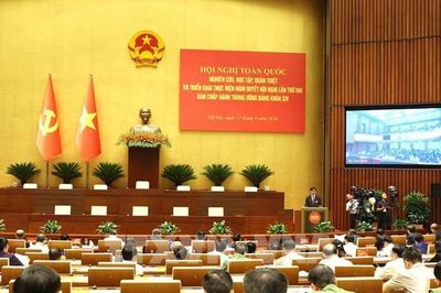 Hội nghị toàn quốc quán triệt và triển khai Nghị quyết Hội nghị lần thứ hai Ban Chấp hành Trung ương Đảng khóa XIV