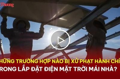 Trường hợp nào bị xử phạt hành chính trong lắp đặt điện mặt trời mái nhà?