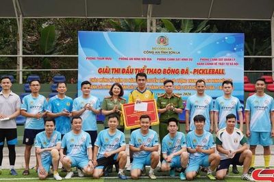 Công an Sơn La tổ chức giải thể thao chào mừng 80 năm Ngày thành lập các lực lượng