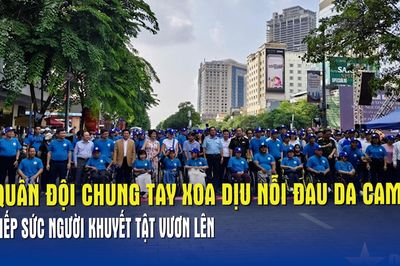 Quân đội chung tay xoa dịu nỗi đau da cam, tiếp sức người khuyết tật vươn lên