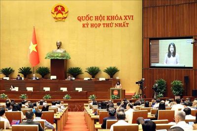 Quốc hội nghe tờ trình, báo cáo thẩm tra một số dự thảo nghị quyết