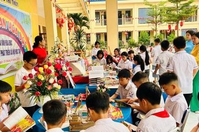 Xã Đại Xuyên lan tỏa văn hóa đọc đến đông đảo học sinh
