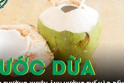 Uống nước dừa thường xuyên có gây hại cho thận?