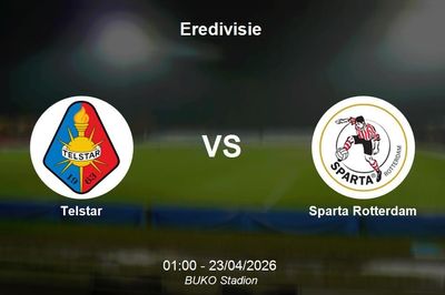 Nhận định Telstar vs Sparta Rotterdam - Eredivisie: Thử thách tại BUKO Stadion