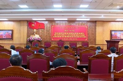 Hội nghị phổ biến, quán triệt các văn kiện, nghị quyết về công tác kiểm tra, giám sát, kỷ luật của Đảng