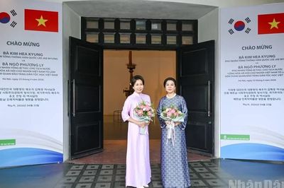 Phu nhân Tổng Bí thư, Chủ tịch nước Tô Lâm và Phu nhân Tổng thống Hàn Quốc thăm Bảo tàng Dân tộc học Việt Nam