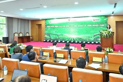 Hoàn thiện chính sách tín dụng cho nông nghiệp số, nông nghiệp xanh