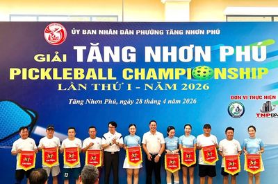 Khai mạc Giải Tăng Nhơn Phú Pickleball Championship lần thứ I