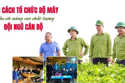 Cải cách tổ chức bộ máy gắn với nâng cao chất lượng đội ngũ cán bộ